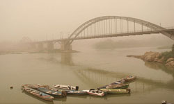 تاثیر گرد و غبار بر منابع آبی خوزستان